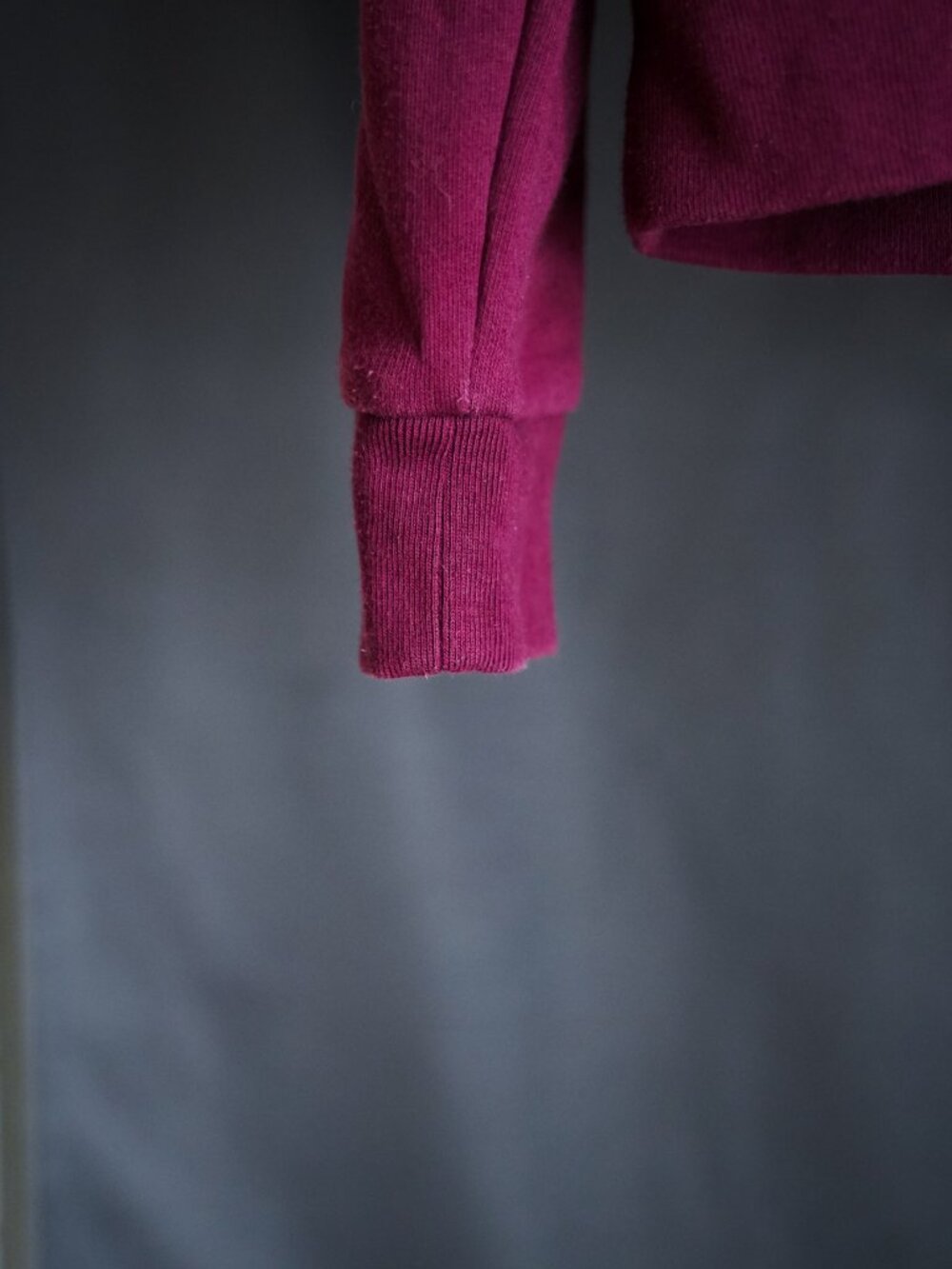 Victoria's Secret PINK Women's Maroon Quarter-Zip Pullover Sweatshirt Large - Picture 7 of 10